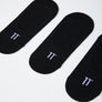 11 Degrees - Core Invisible Socks 3Darab - Black